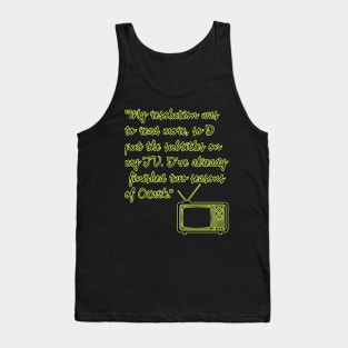 New Year's Resolution Funny Quotes Tank Top